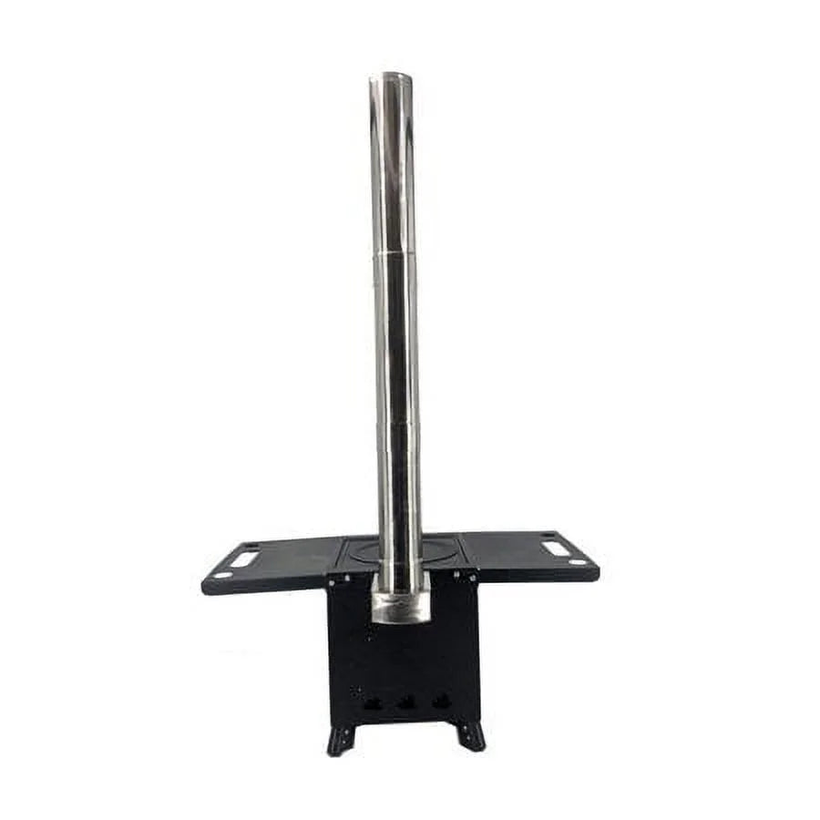 Survival Stove Heating with & Portable Chimney for Camping Wild Outdoor Pipe, ECUTEE Wood Tool Cooking
