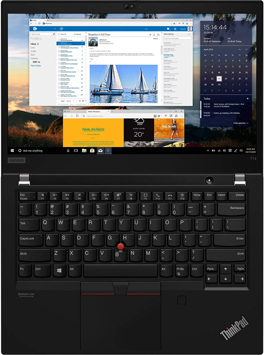 4-Core Backlit Thunderbolt 24GB 2 Wi-Fi PCIe Windows 10 Graphics) ThinkPad KB, T14 Pro Fingerprint, 1TB 4, Webcam, IPS UHD x 14" (Intel Laptop, FHD SSD, Business 6, RAM, i5-1135G7, Lenovo