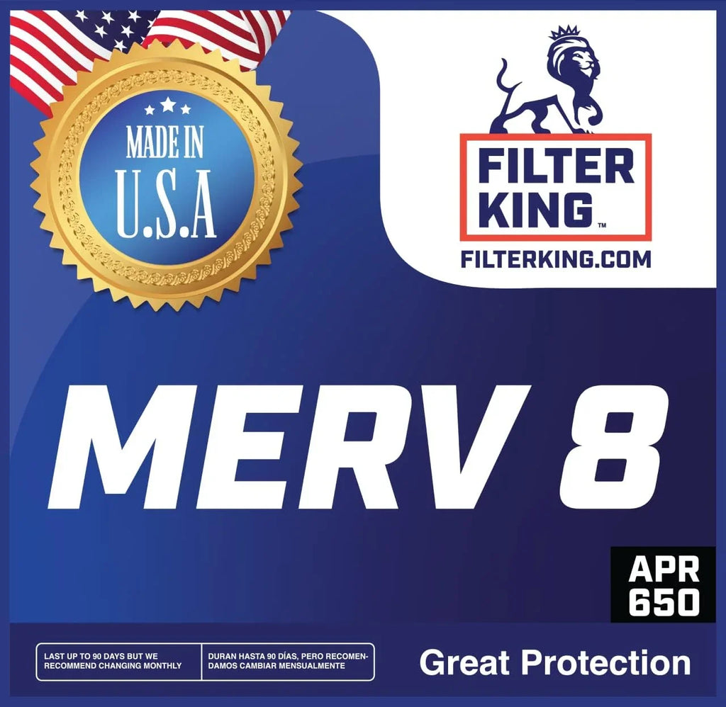 King HVAC x USA Filter Air .75" A/C | 23 Size: Pleated | Filters MERV 4-PACK 52 IN Furnace Filter | x MADE Actual | 23x52x1 8