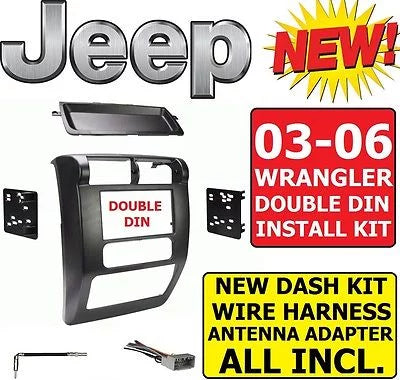 JEEP BLUETOOTH ANDROID GPS 03-06 AUTO CAR STEREO APPLE CARPLAY WRANGLER NAVIGATION RADIO