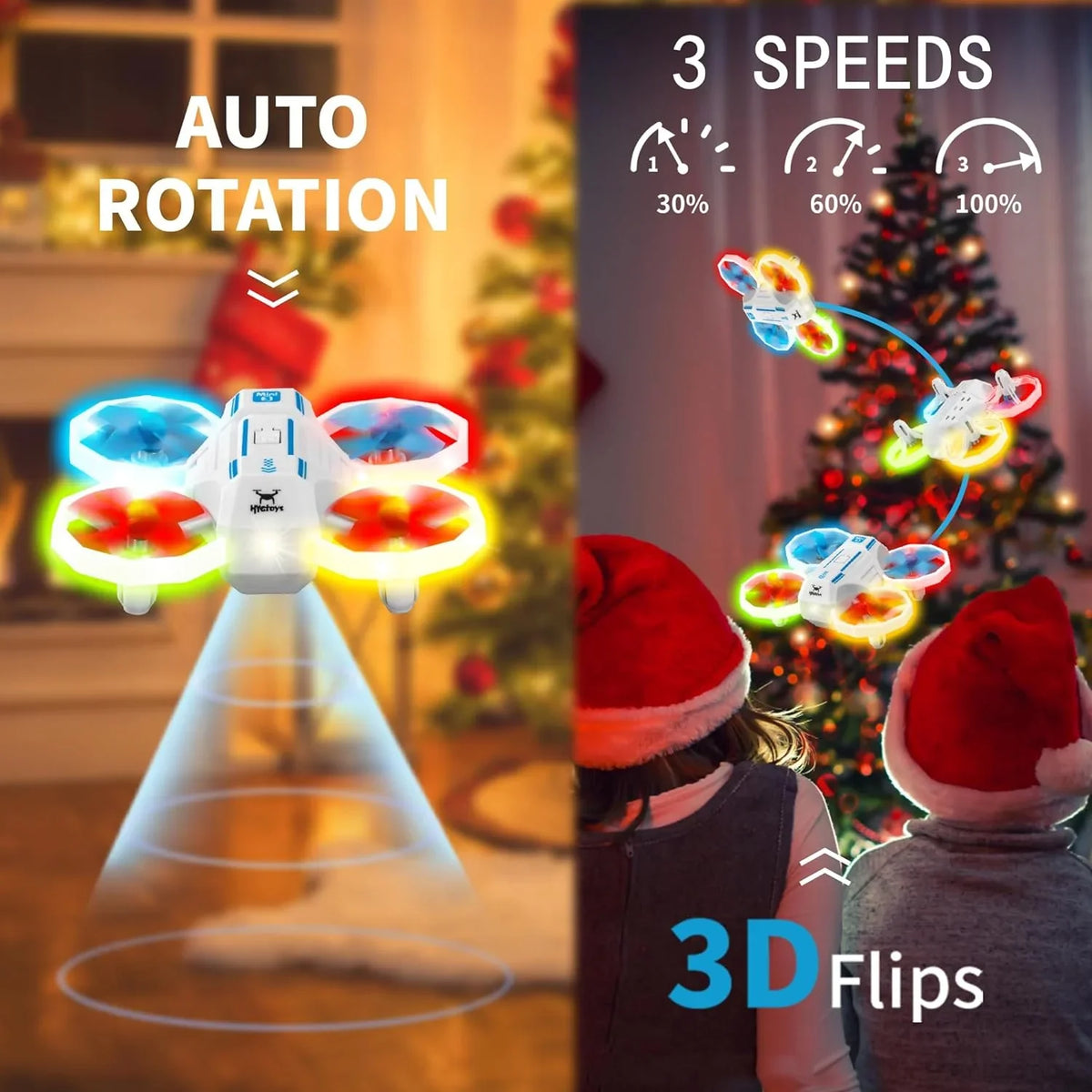 HYG Toys Open with - WHITE Box Turn Kids Mini RC Signal for Light Drones