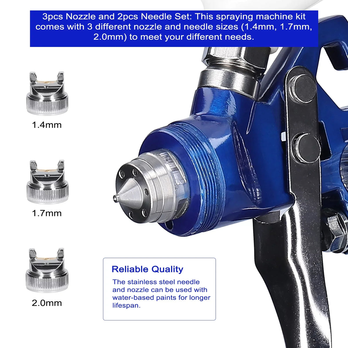 Tool Yabuy Paint Paint HVLP Auto Kit Large Device Set Airbrush Car Stainless Sprayer Capacity 600CC Spraying Steel Repairing Air