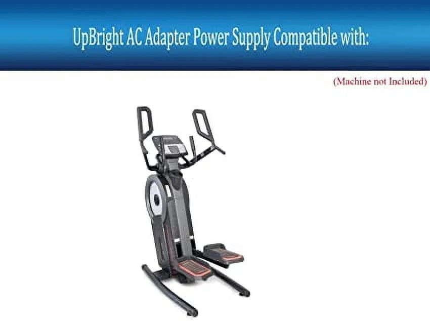 Pro-Form 9VDC Charger Compatible Battery Power ProForm iFit Stepper Cord Model 9V PFEL07920.0 Elliptical Cardio Trainer AC/DC with Adapter UpBright Cross PFEL07920 HiiT Supply PFEL079200 L6 PSU HiiTL6