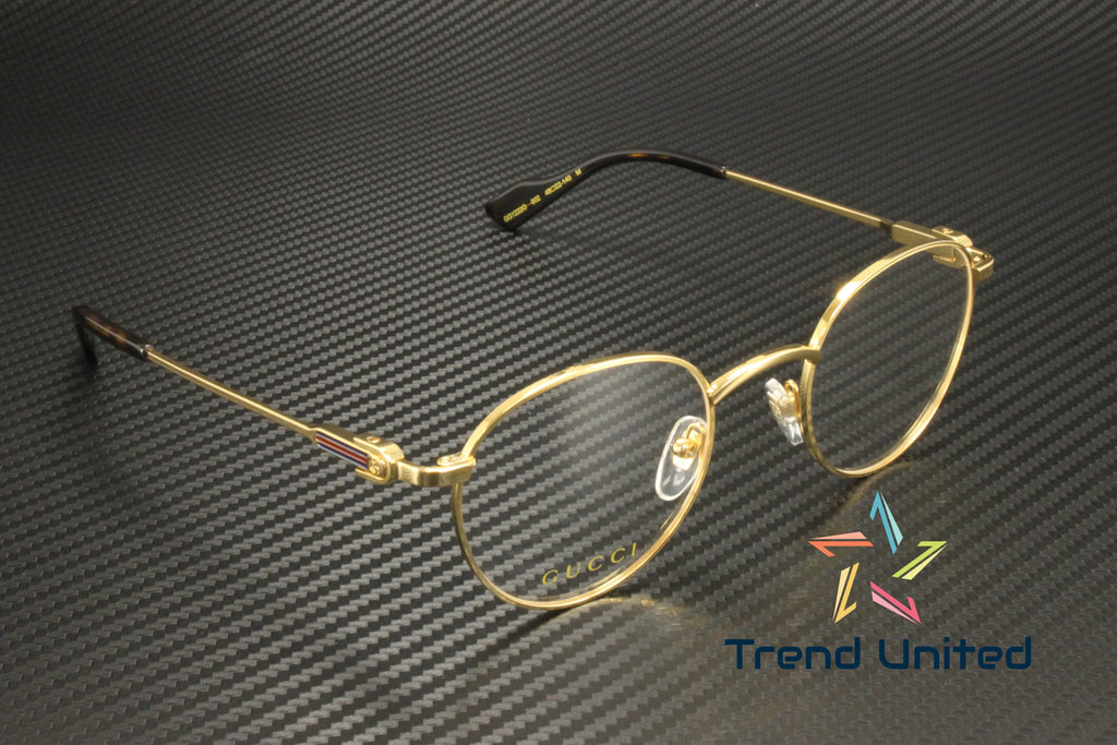 Panthos Men's Metal Demo GG1222O Gold mm Round GUCCI Oval Lens Eyeglasses 48 002