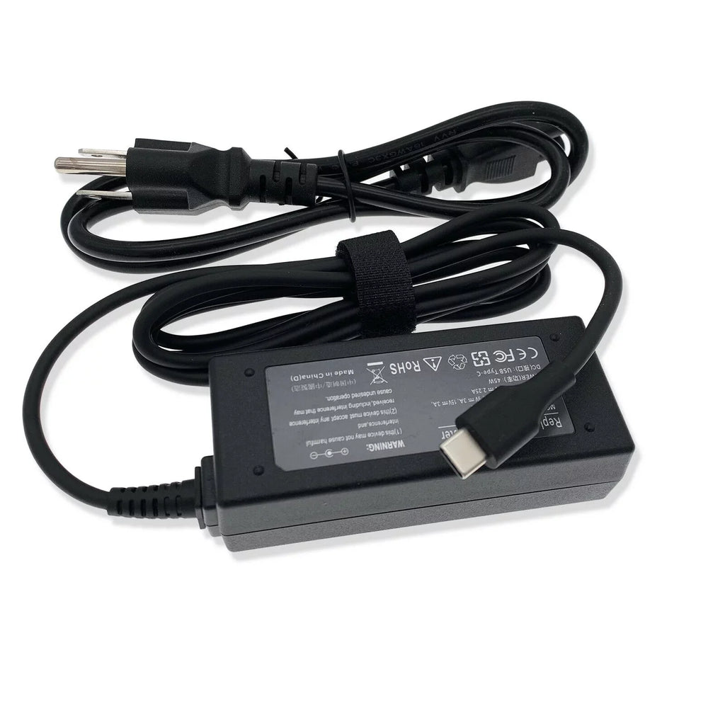 Charger USB-C Adapter Cord Dell 7390 XPS AC Laptop P82G003 For 2-in-1 45W 13