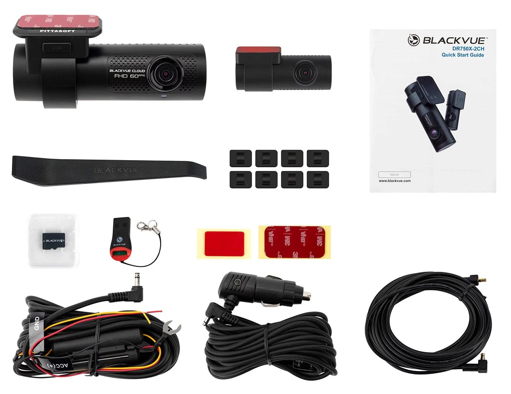 Monitor via | BlackVue | Back-Illuminated Cloud LTE DR750X-2CH Wi-Fi, Module Plus LTE Built-in 64GB | Optional GPS, Full Voltage Parking Dual STARVIS | HD Sensor Dashcam Mode Image