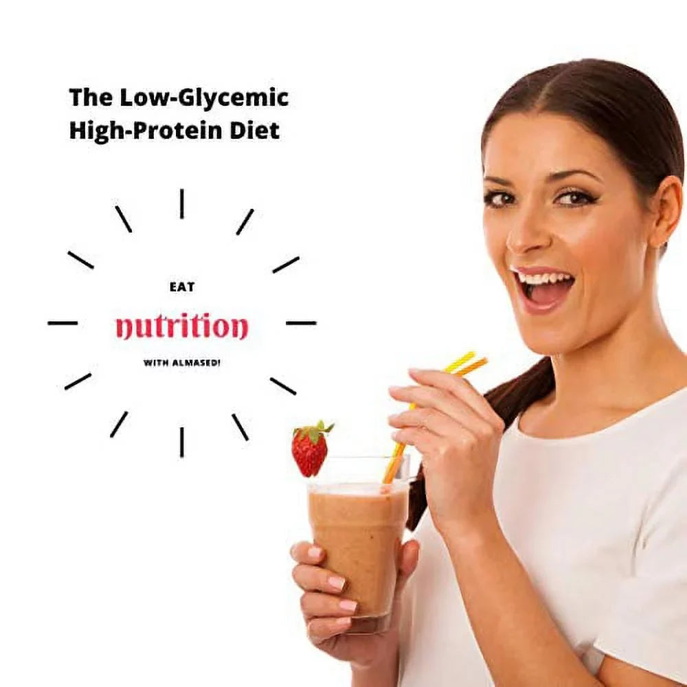 – Flavor, – Replacement Meal shakes oz Loss Powder non-GMO Almased Vanilla 17.6 Gluten-Free, Weight