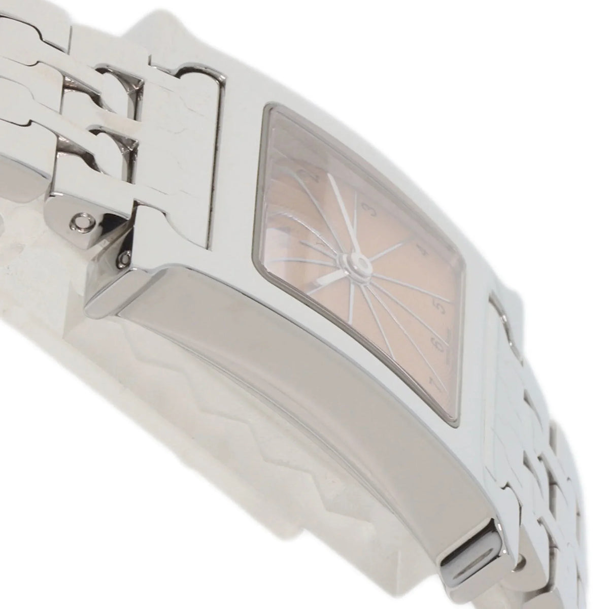 Hermes Watch HH1.210 Pre-Owned Wristwatch HERMES Steel/SS Stainless (Good) Ladies H