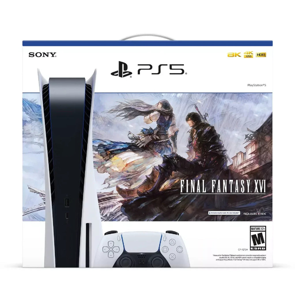 Bundle Console 5 Sony Restored (Refurbished) CFI-1115B Final PlayStation XVI Fantasy