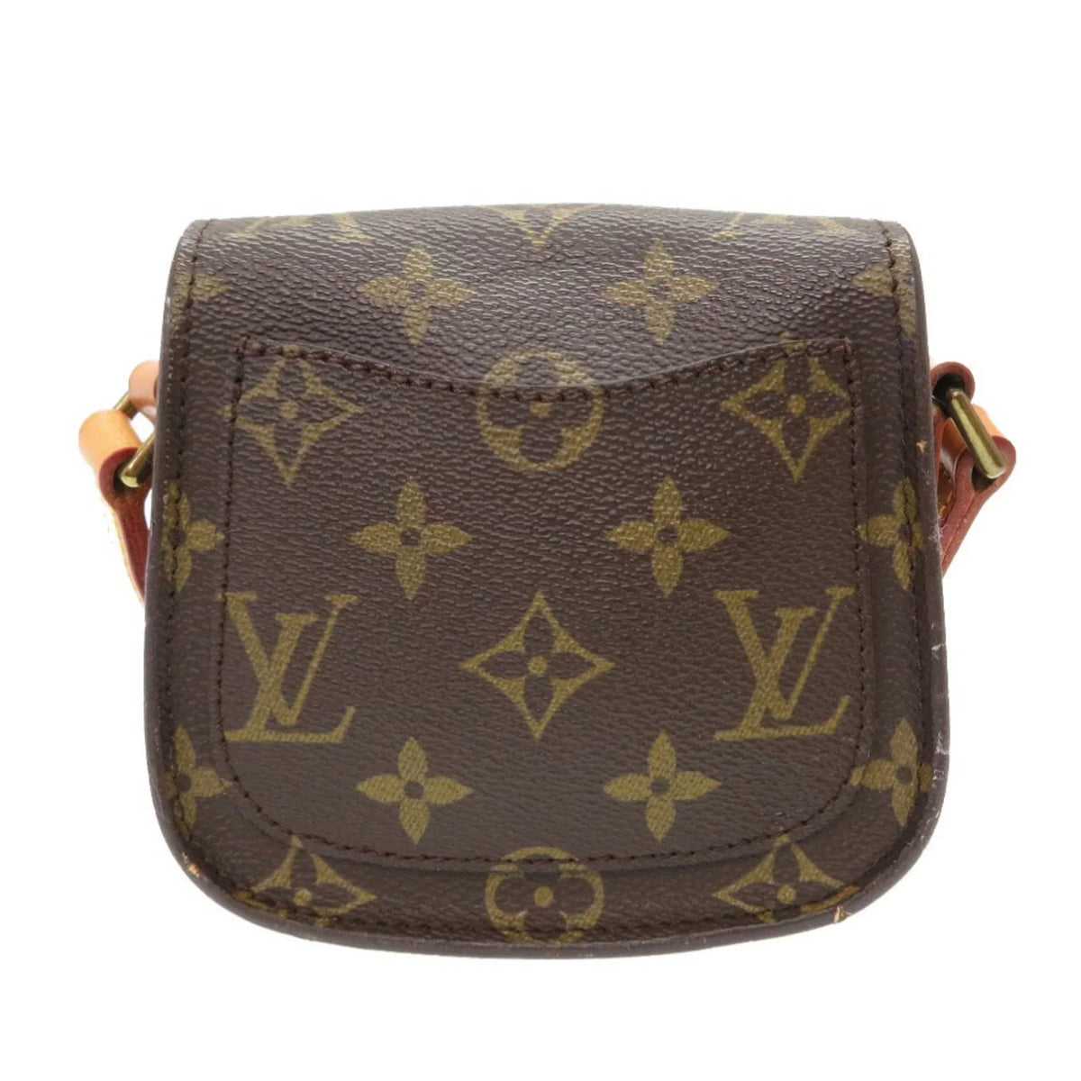 Shoulder Pre-Owned Monogram LOUIS Mini 0068 Saint-Cloud Louis Vuitton Bag M51245 (Fair) VUITTON