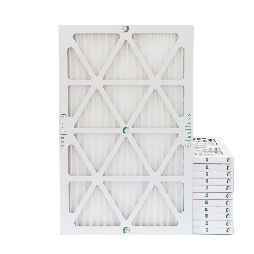 Size: x MERV Pack Pleated Actual Glasfloss. Filters x 10x24x1 23-1/2 10 7/8 by 9-1/2 of 12 Air