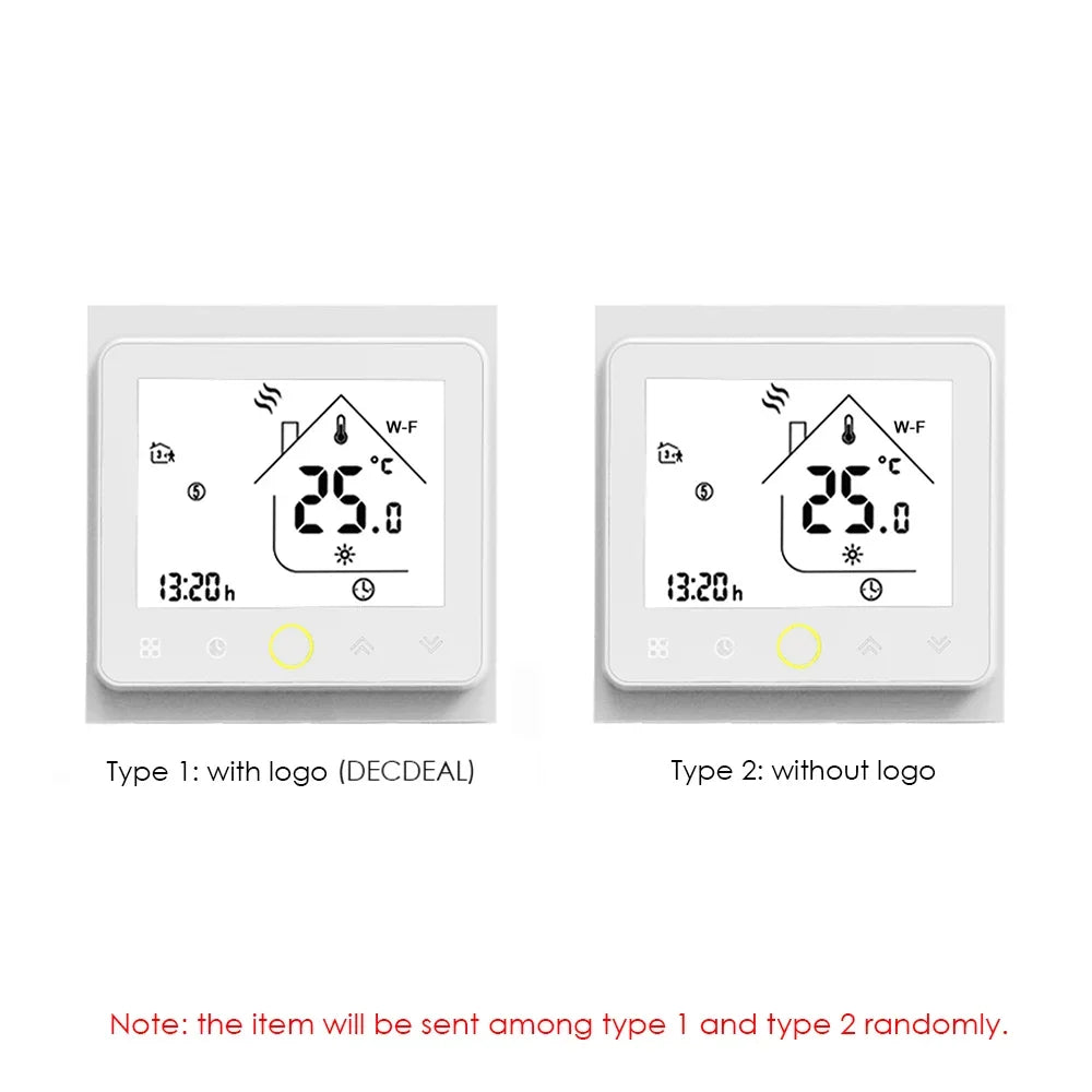 Fi Wi with Home Controller Temperature Control, Compatible Thermostat Tomshoo Water/Gas Boiler Smart