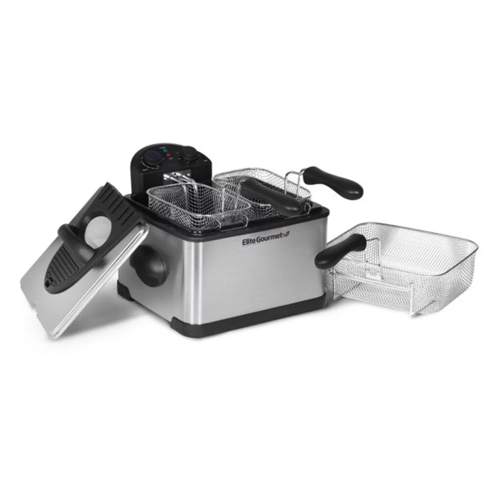 3 baskets EDF-401T with Platinum Elite 4Qt. Deep Dual Fryer