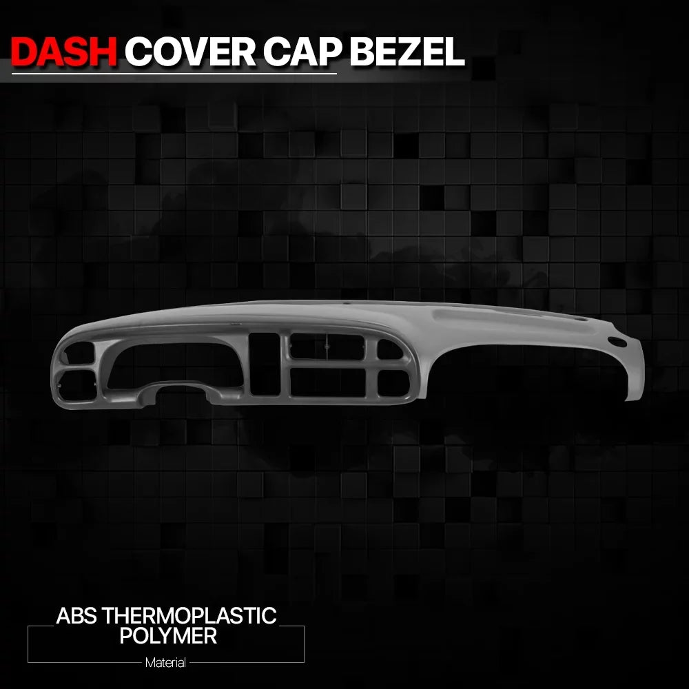 for Cap 1998-2002 Grey Overlay+Instrument RAM Bezel DODGE Fits RAM Kit Bezel Board DODGE 2500 98-02 select: Dash Cover 1500, Ram 1998-2001 Dodge