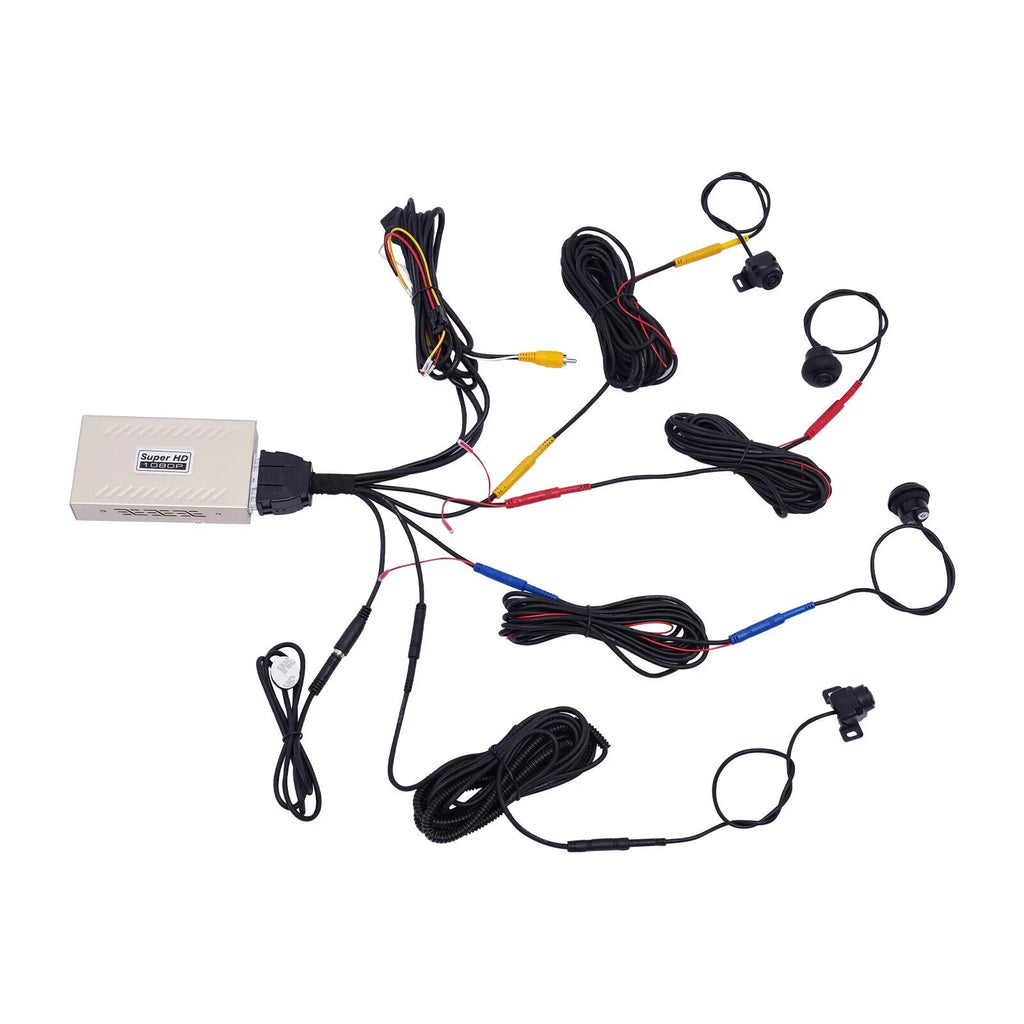 1080P Car Seamless Bird DVR System 4-camera Kits Panoramic 360° Miumaeov Recording View