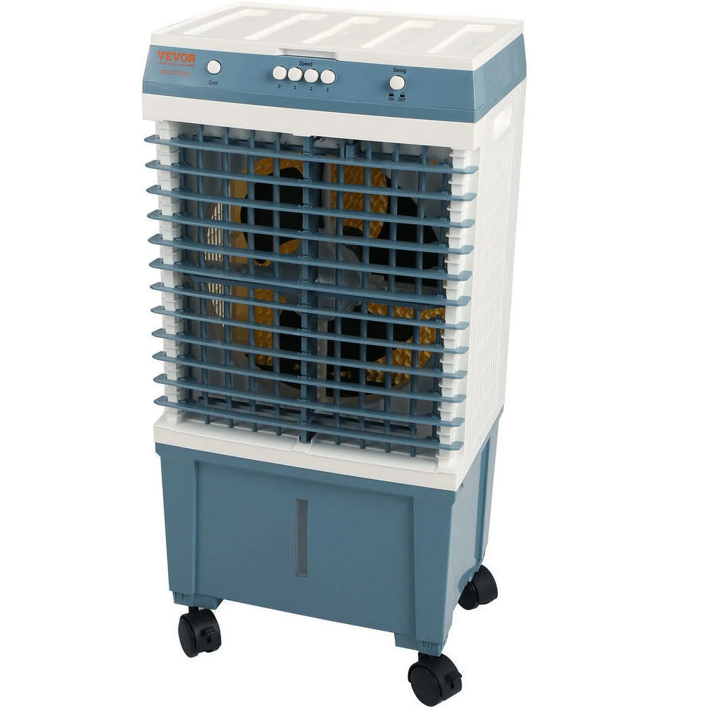 Swamp Cooler, 1400 Cooler, VEVOR 5 Gal CFM, 3-in-1, Evaporative