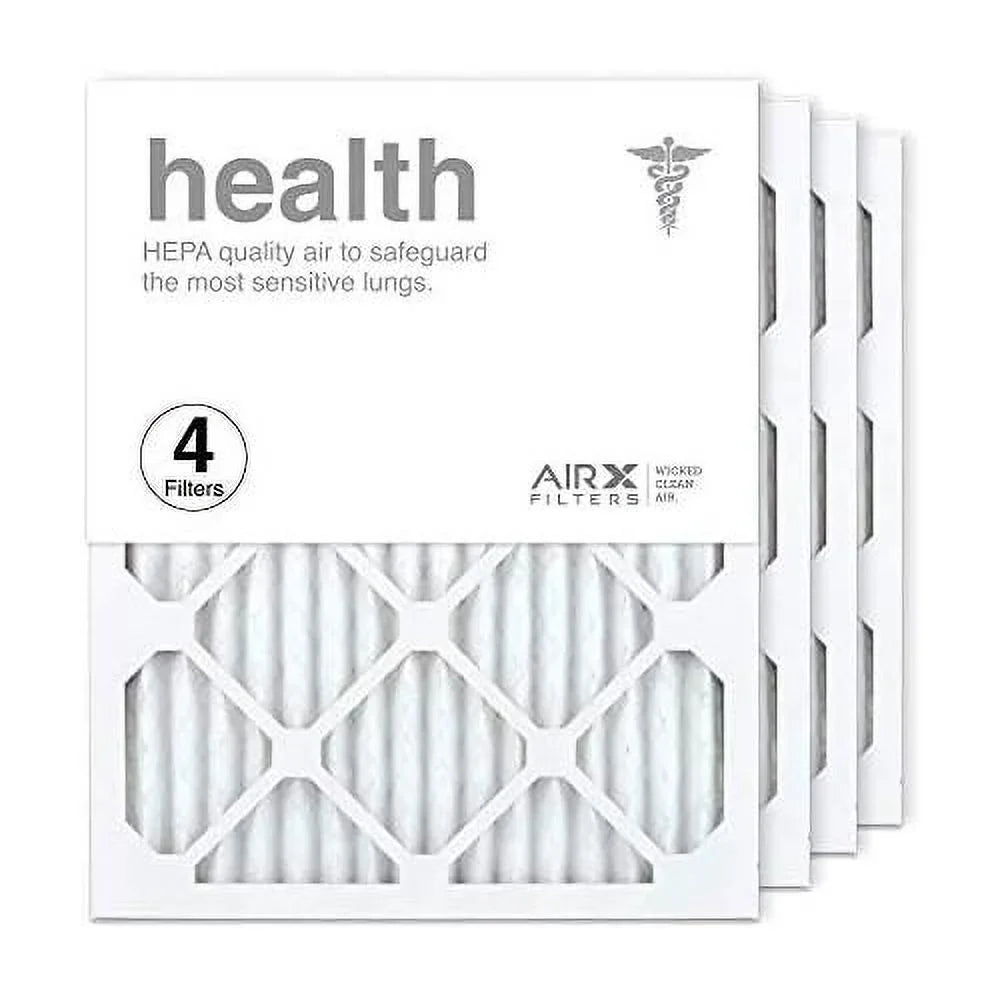 MERV HV The 4-Pk 16X20x1 In Air Health Filter Filter, 13 Pleated Made Furne Air