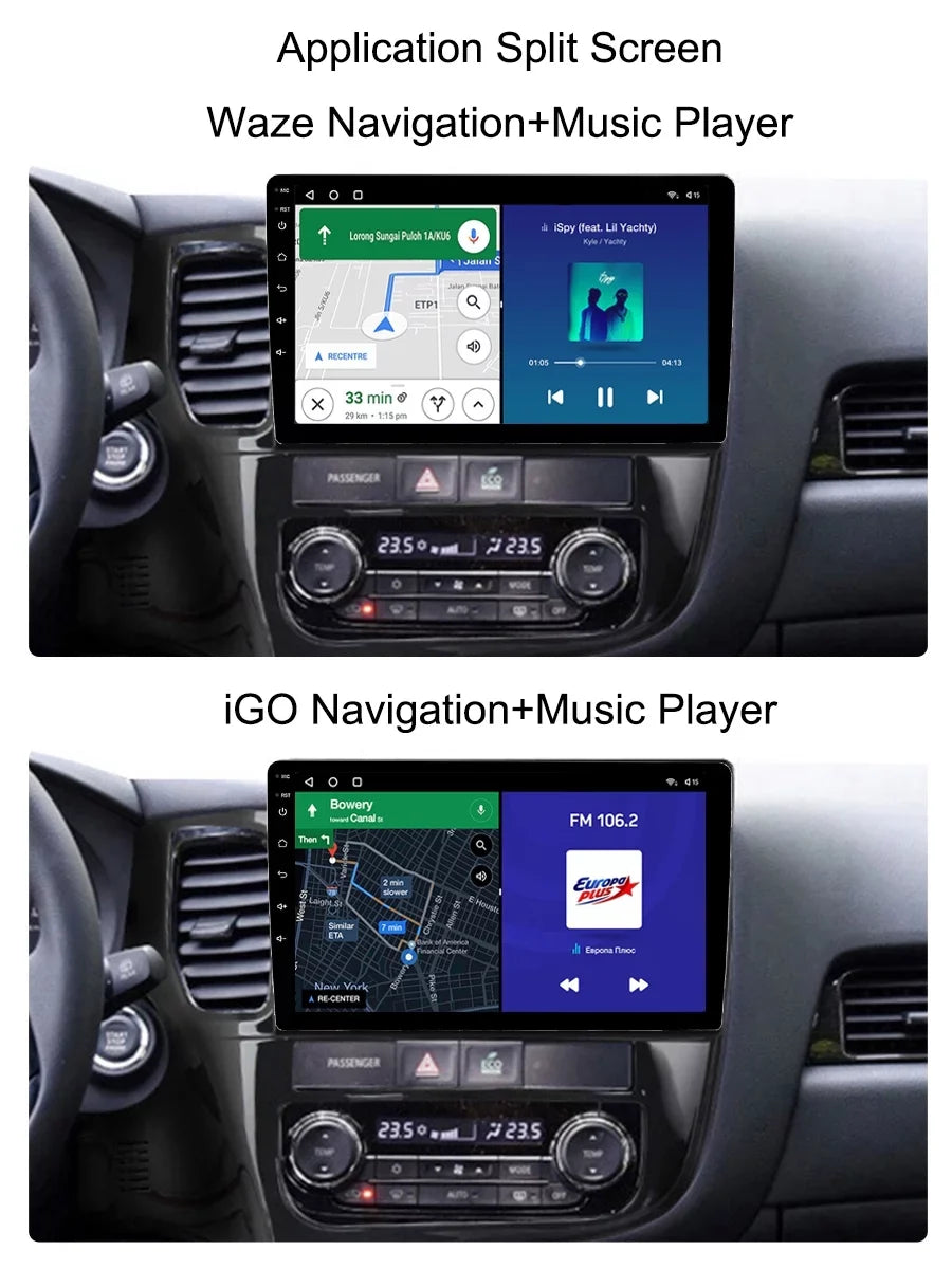 Radio For Carplay Car GG0W Player Android GPS 3 2012 Android Navigation Auto GF0W Mitsubishi 2018 - Multimedia Outlander