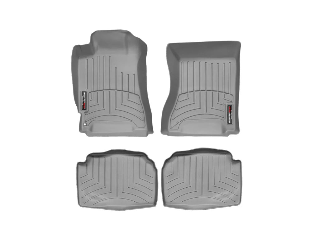 Rear WeatherTech compatible (2-pc. Custom Fit Forester with - Grey 1st Subaru Row & Liner), 2003-2008 FloorLiners 2nd