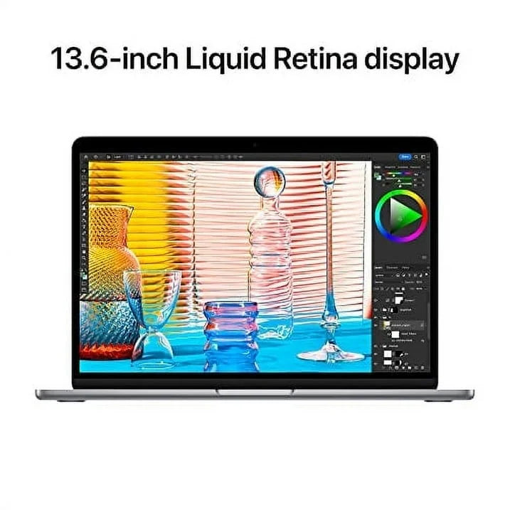 Retina Air Restored Apple Laptop M2 Liquid 2022 16GB Storage, MacBook Silver, chip: 13.6-inch with (Refurbished) 1TB Certified Display, SSD RAM,
