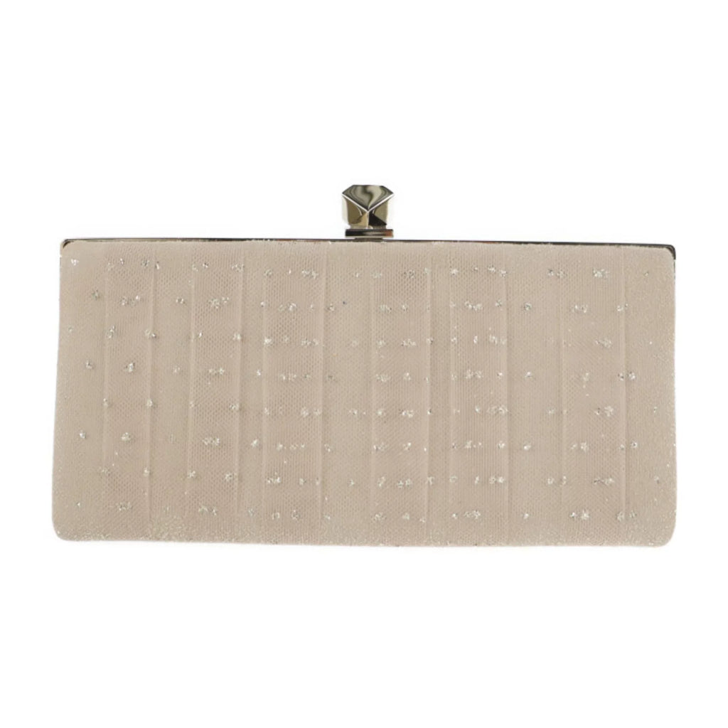 chain Choo party JIMMY canvas Celeste clutch hardware gold CHOO beige 183 bag clasp pink 2WAY Pre-Owned shoulder CELESTE (Good) Jimmy