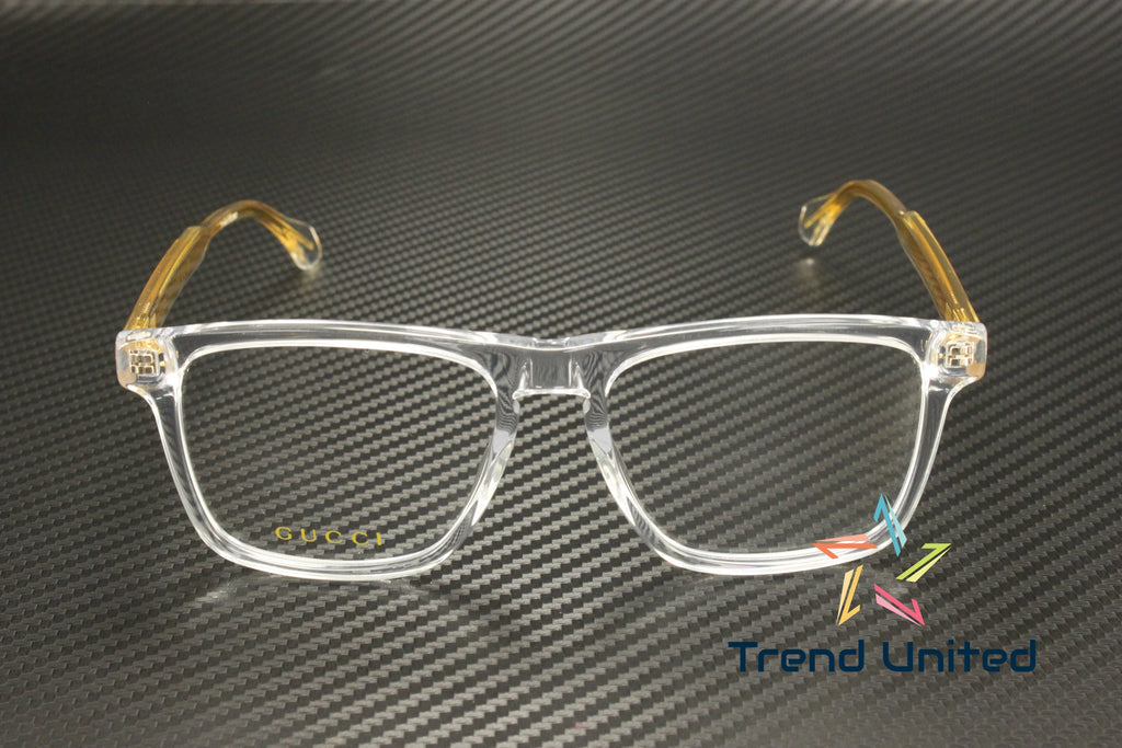 GUCCI Lens Men's Squared Eyeglasses 54 Demo Crystal GG0561ON mm Rectangular 005