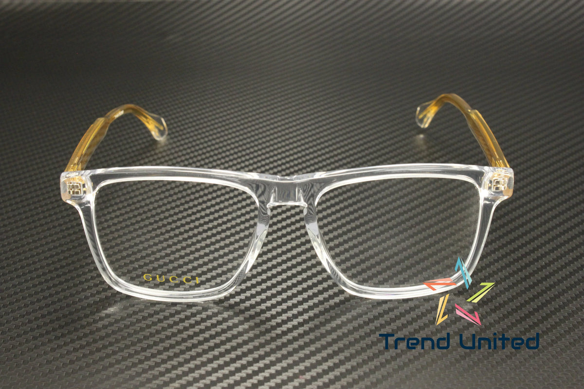 GUCCI Lens Men's Squared Eyeglasses 54 Demo Crystal GG0561ON mm Rectangular 005