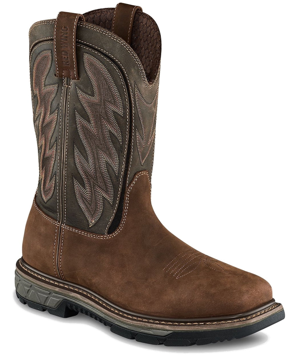 Wing Style 2204 - Safety Work Red RioFlex Boot 11-inch Men's Toe Waterproof, Pull-on