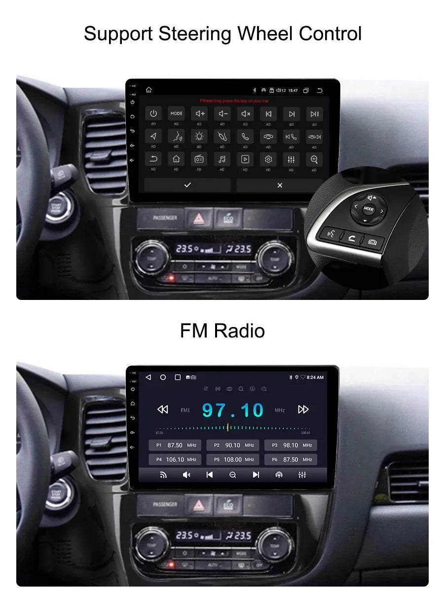 Radio For Carplay Car GG0W Player Android GPS 3 2012 Android Navigation Auto GF0W Mitsubishi 2018 - Multimedia Outlander