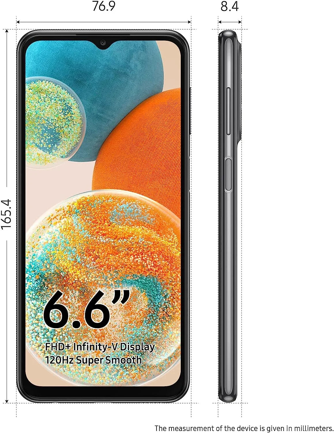 Only) 5G A236U Black Samsung Restored 64GB (Refurbished) A23 Mobile (Boost Galaxy