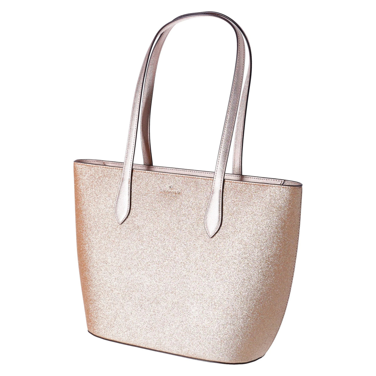 Top Holiday Tote + Glitter Spade Kate Glimmer Large Shoulder Gold Zip Wallet Bag