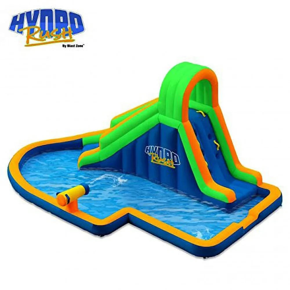 19' Inflatable Rush Water Blast Slide Zone Hydro