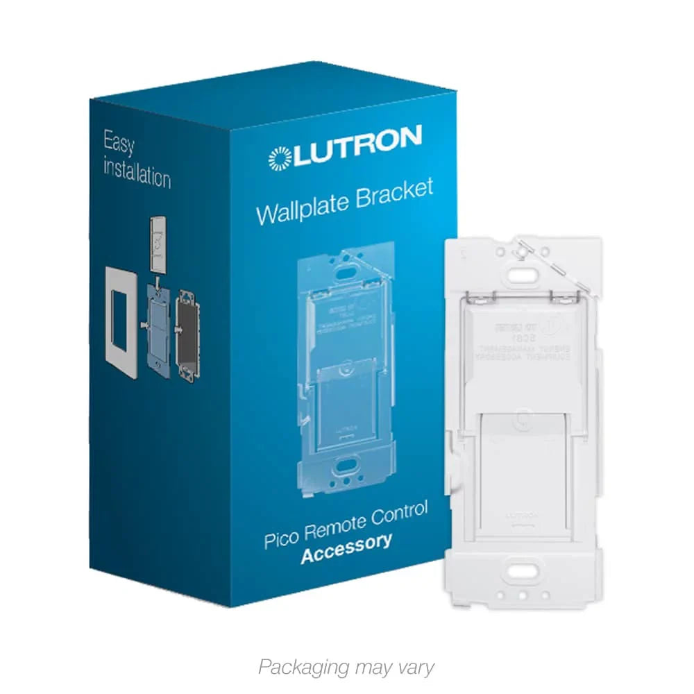 Switch for Switching Smart Remote | PJ2-2B-GWH-L01 On/Off Wallplate Home Bracket Pico | Caseta with White Lutron