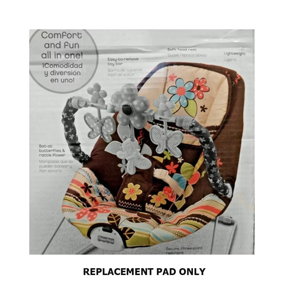 Pad Comfy Time Bouncer Fisher-Price Replacement - Garden