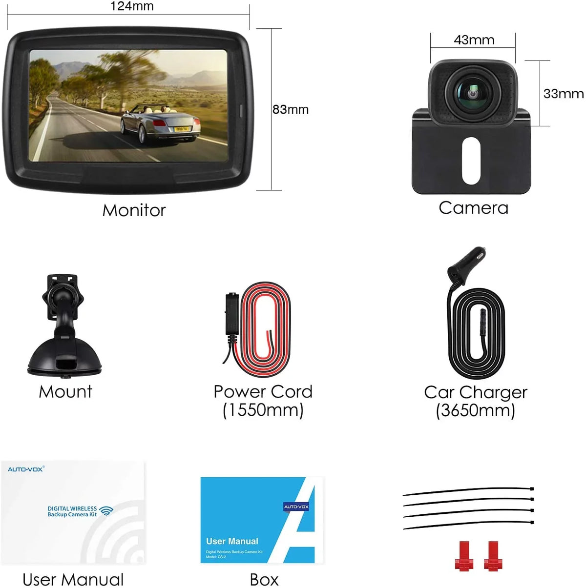Camera Trailer View Vehicle Camera Camera Wireless Digital System Waterproof Reversing BackUp Easy Installation, Rear Wireless Camera Trucks, for for Backup