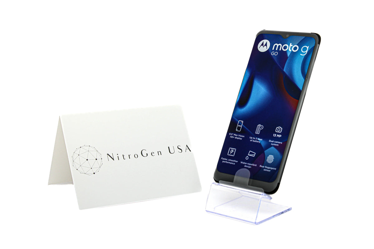 '- 6.5" Motorola Moto Smartphone XT2163-7 G 4G 32GB/2GB Go Android White-