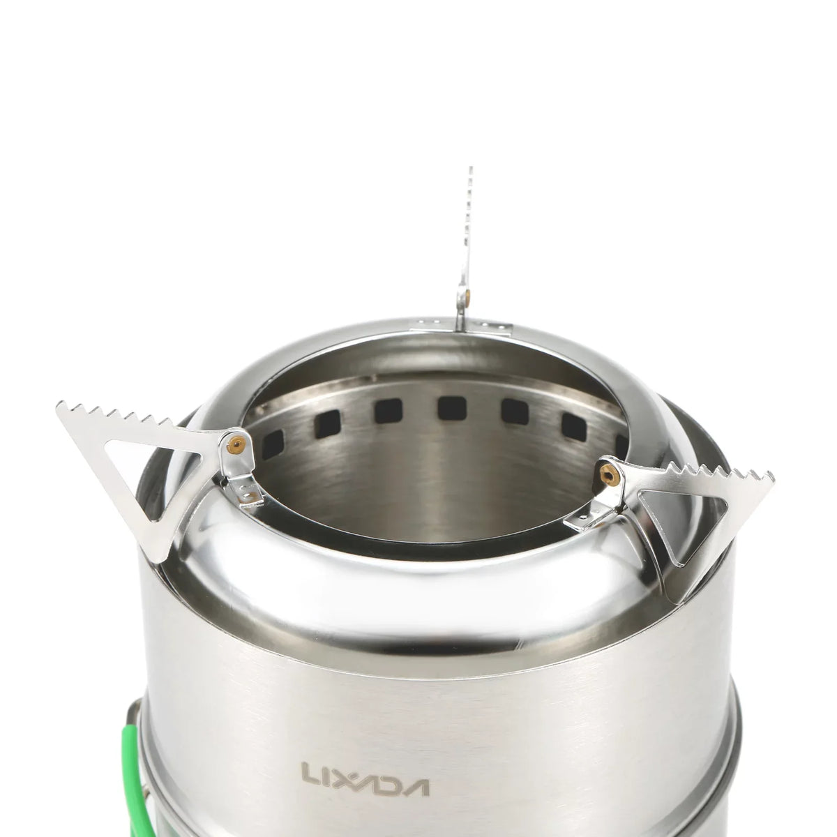 Stainless - Hiking Handles Stove Folding Camping Stove Burning Tray Lixada and Wood Foldable Backpacking with Steel and for