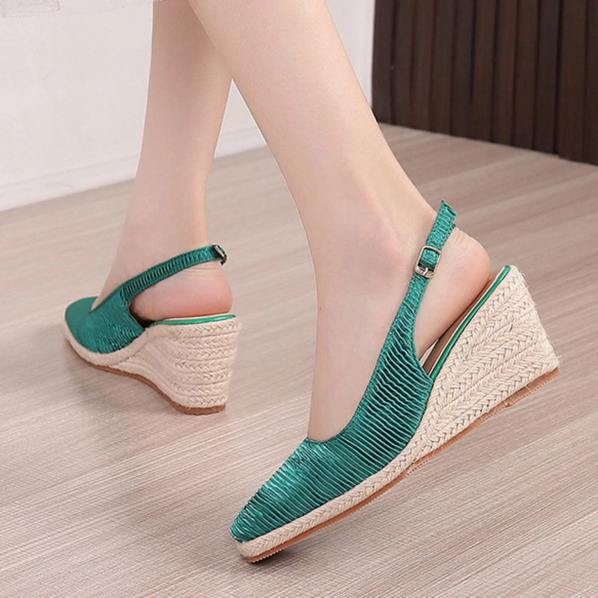 Sandal New Toe Linen Sketches Cap Sandals for Fisherman Sandals Wedge Espadrilles Flop Elegant Women High Size Women 12 Summer Espadrilles Sandals Silk Women Shoes Flip Women's Dressy Straw Heels