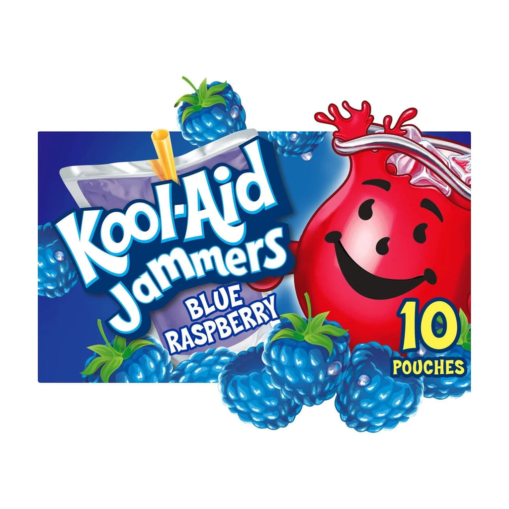 Drink, Kool-Aid Jammers Raspberry Blue of (Pack Fruit 6)