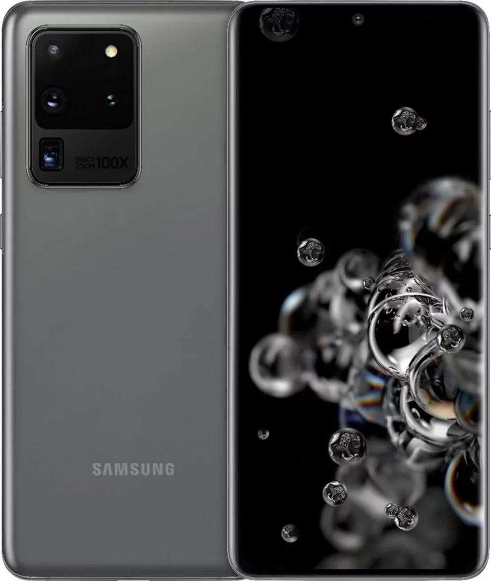 Samsung S20 (Refurbished: Only 6.9 Galaxy Good) T-Mobile Ultra 128GB, 5G, in Gray, Pre-Owned