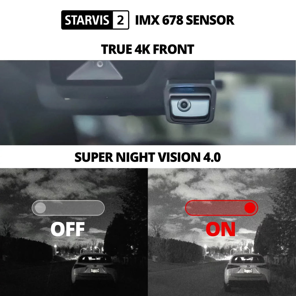 Mode Front Sensor CPL Dash Parking Super 4K Optional Camera Red WiFi Buffered Cam Ultra U3000 STARVIS 5GHZ THINKWARE for Night Radar Rear GPS Alerts 2 Light Camera Vision Filter Cam Car Speed Dashcam