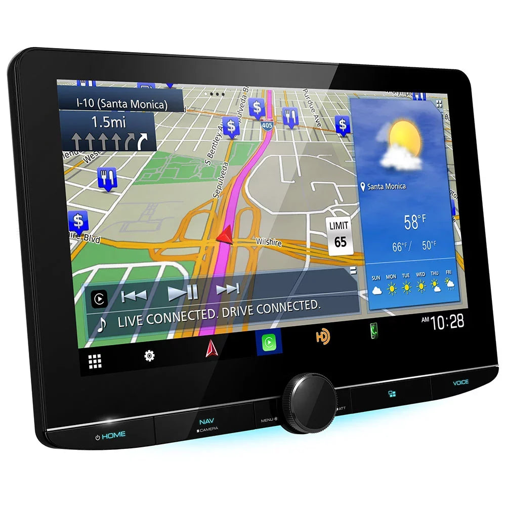 New Navigation 10.1" Camera Universal Backup Receiver Kenwood CMOS-230 DNR1007XR and