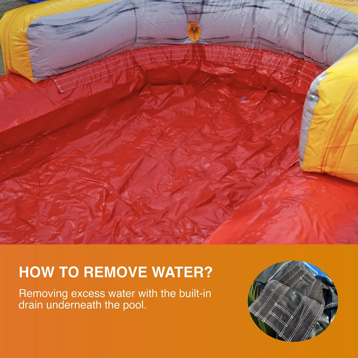 Pool Blower), Slide Grade with and (with Water T-Rex JumpOrange Commercial Kids for Theme Adults
