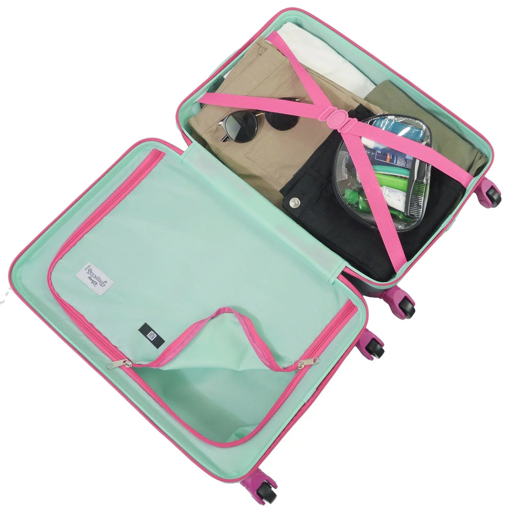 LUGGAGE 21" DISNEYFul POWER PRINCESS KIDS GIRL SPINNER