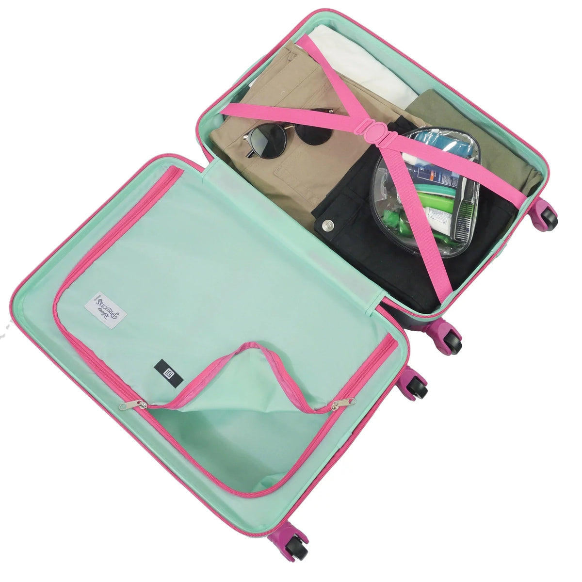 LUGGAGE 21" DISNEYFul POWER PRINCESS KIDS GIRL SPINNER