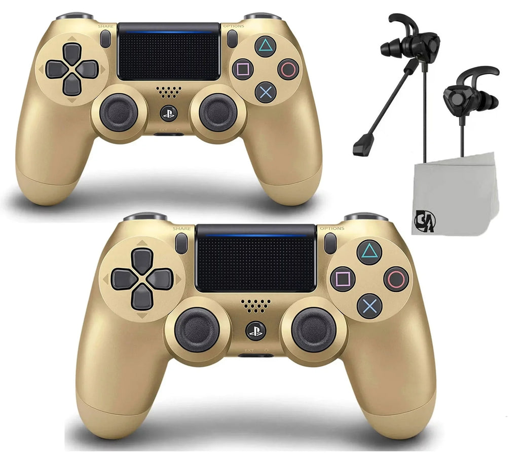 Bundle Like BOLT - 2 New With - AXTION Wireless Earbuds Gold PlayStation Controller 4 DualShock