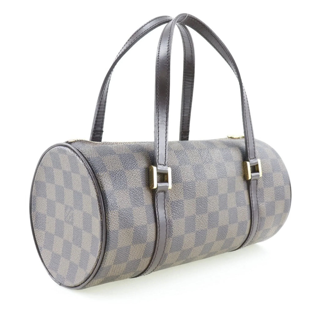 Brown Papillon LOUIS Ladies Pre-Owned VUITTON Canvas Handbag Damier Vuitton PM DU0094 Louis (Good)