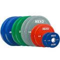 Plate Plates Matte Rubber Weight Colored 175LB Color Cross 2.5LB 45LB Finish 2x Set - 2x 2x Premium 10LB 2x & NEXO 5LB Training 2x Bumper 25LB