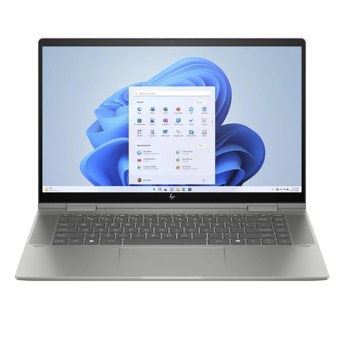 7 x360 silver, Ultra 15-FE1057NR Core Intel LPDDR5, Touchscreen 155U, HP 512GB 11 FHD Home, Mineral Laptop, Windows ENVY 15.6" SSD, 16GB 9R1M2UA#ABA