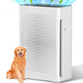 Coverage,White HEPA Mode - Purifier Speed, Sleep Ultra ft CADR, 410 - Olansi Fan Quiet Adjustable sq. High Air